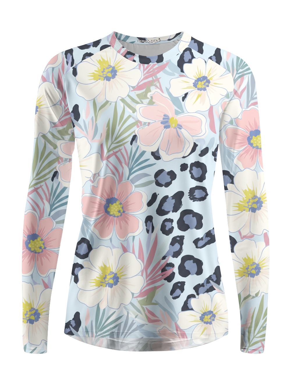 Orionride Hand-Painted Flowers Women's Quick Dry Downhill Jersey
