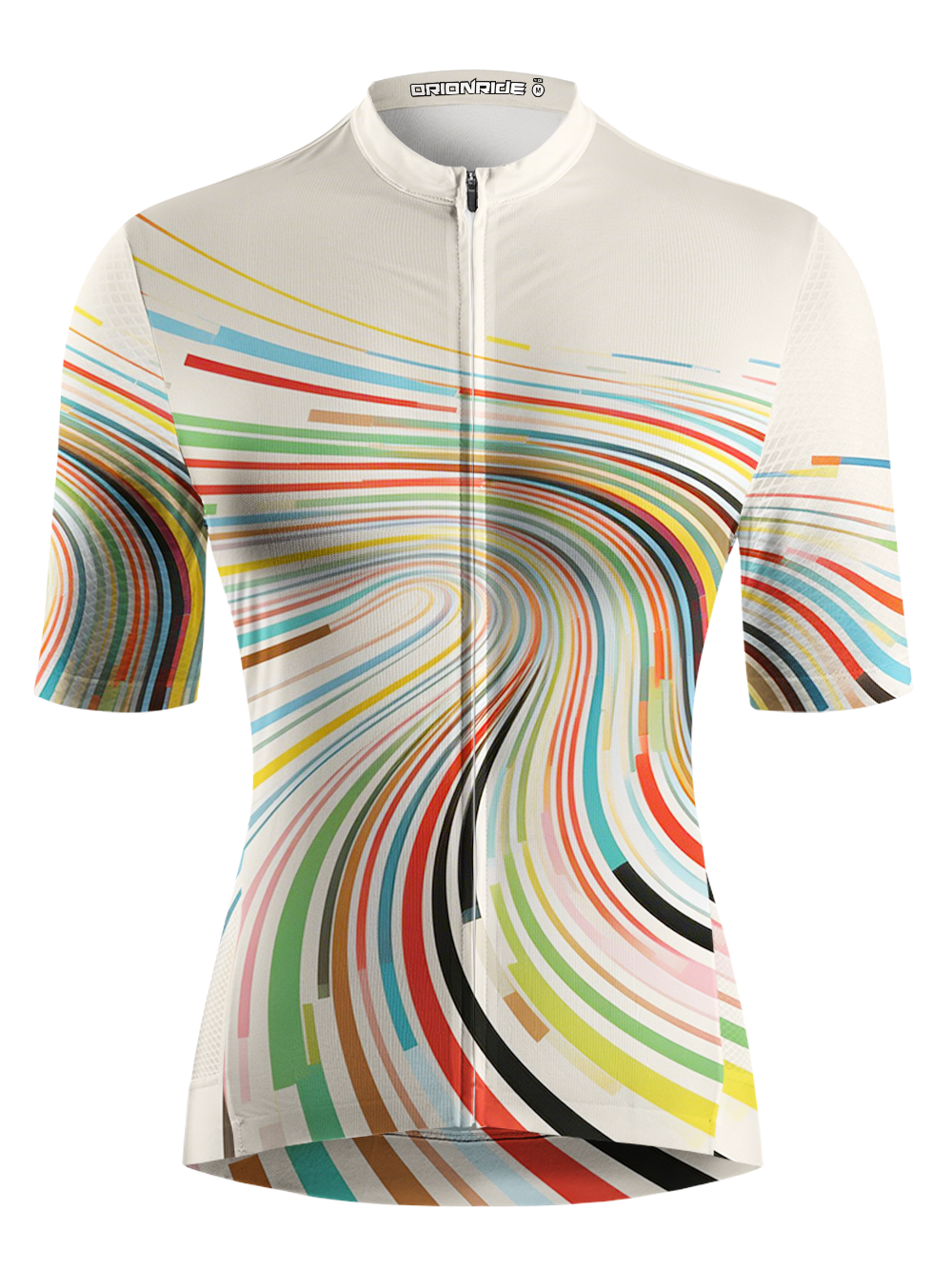 Orionride Winding Stripes Short Sleeves Women's Jersey