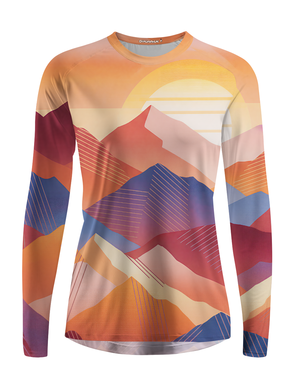 Orionride Sunset Landscape Women's Quick Dry Downhill Jersey