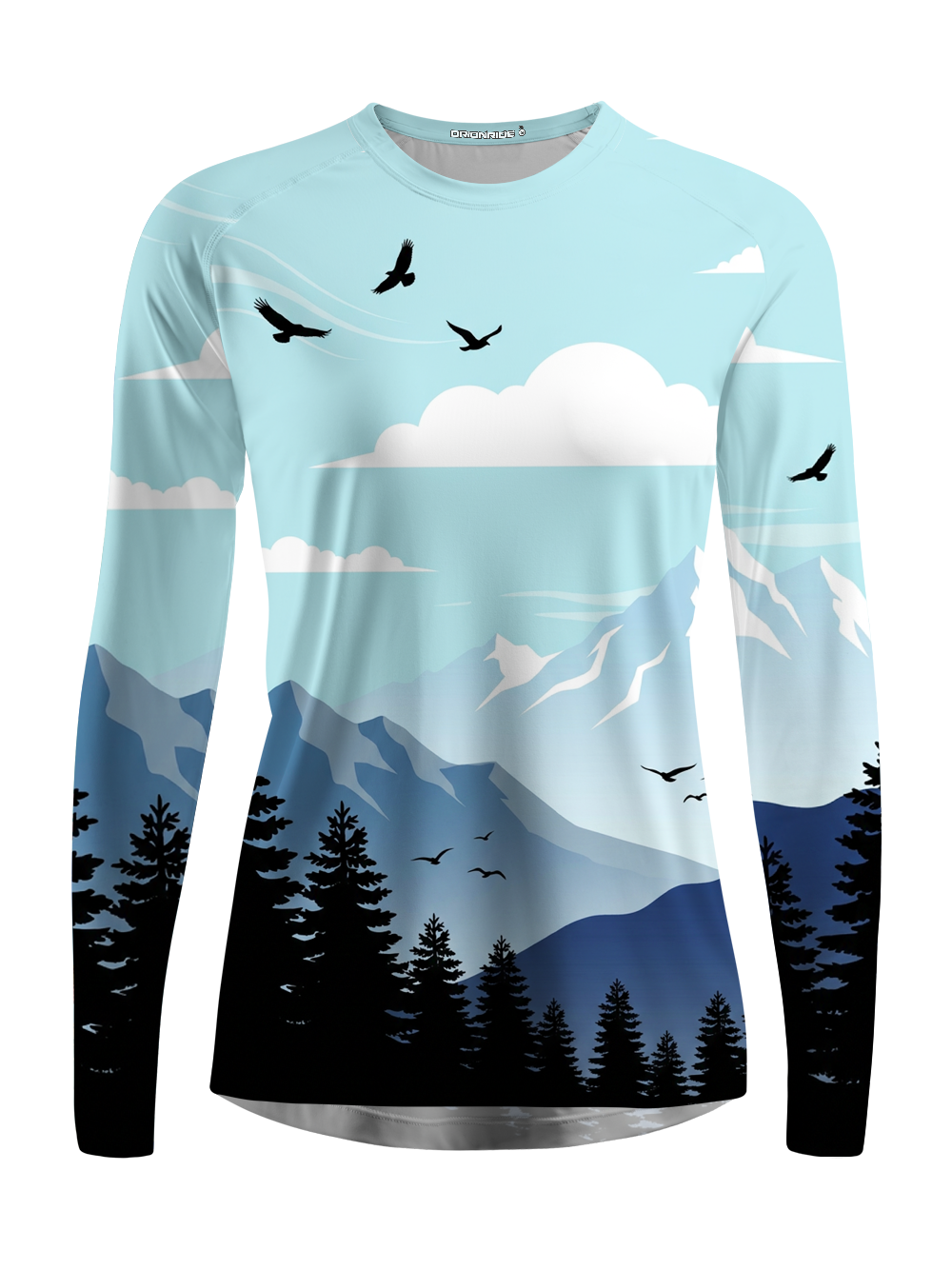 Orionride A Clear Morning Women's Quick Dry Downhill Jersey