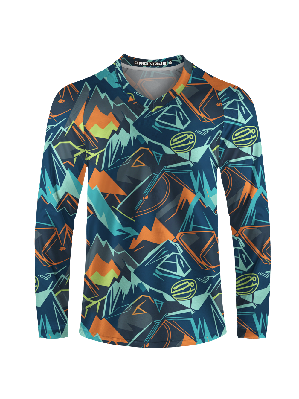 Orionride Track Markings Long Sleeve Downhill Jersey