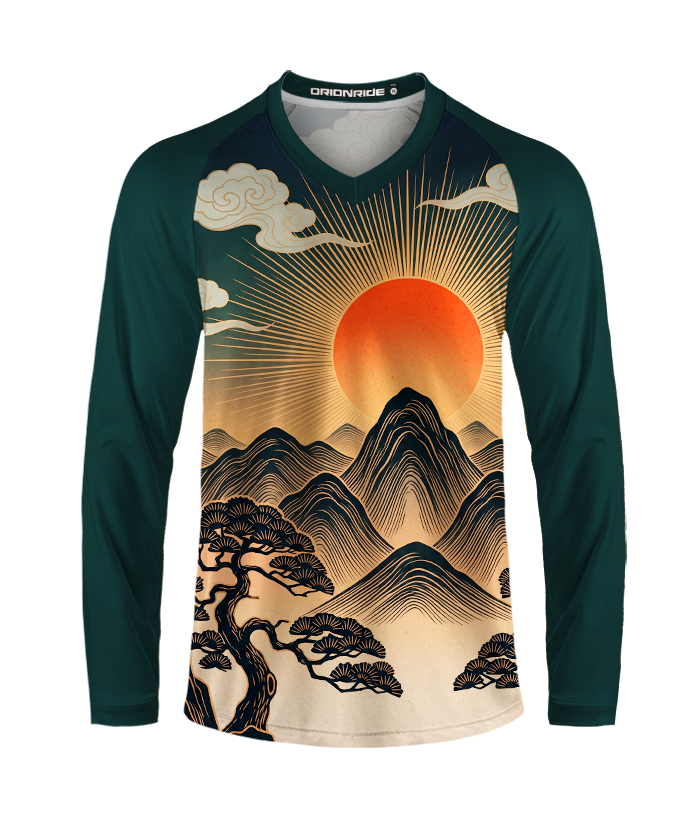 Orionride Golden Mountain Under The Sun Long Sleeve Downhill Jersey