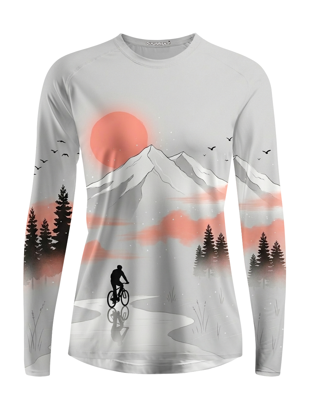 Orionride Ink-Wash Mountain Biking Women's Quick Dry Downhill Jersey