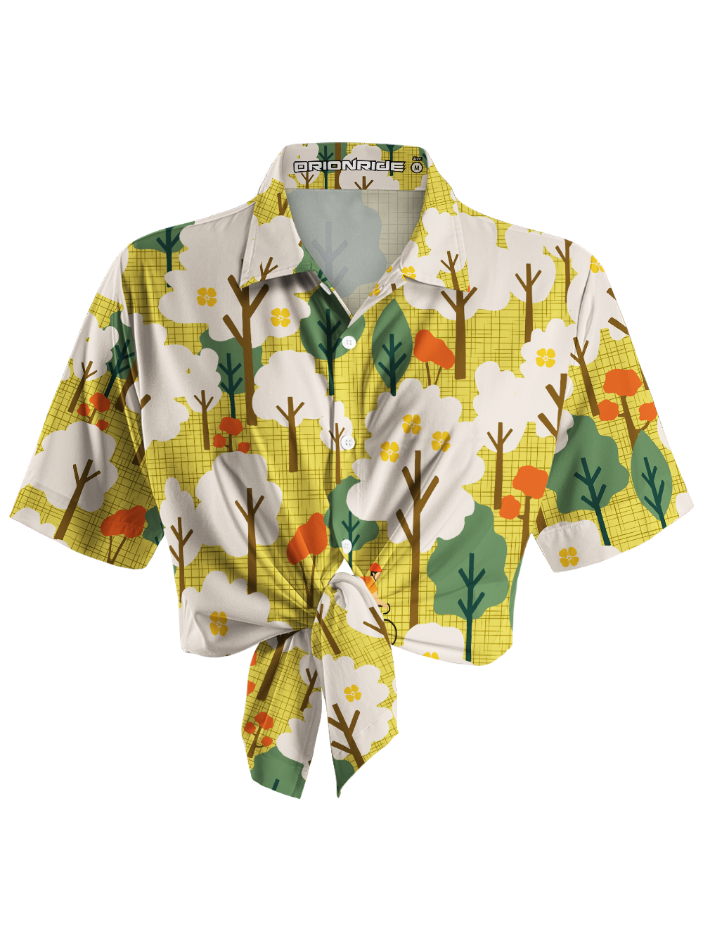 Orionride Forest Rendezvous Zipper Pockets Ultra Lightweight Short Sleeves Women's Gravel Shirt
