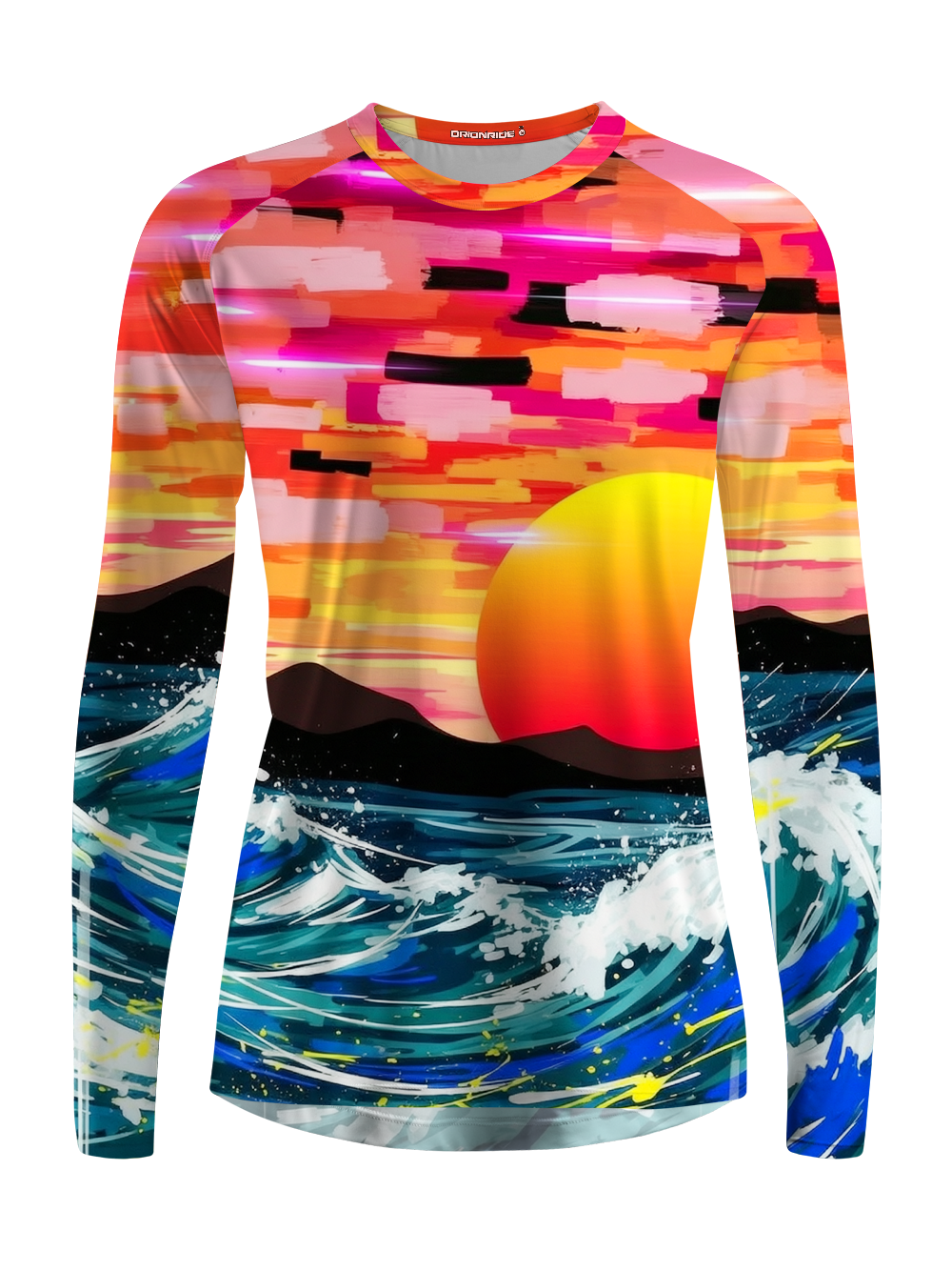 Orionride Sea Rising Sun Women's Quick Dry Downhill Jersey
