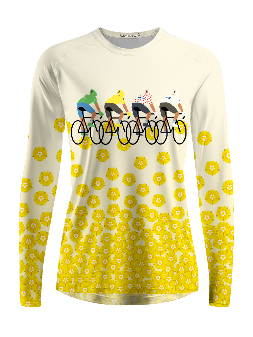 Orionride Pedal To The Bloom Women's Quick Dry Downhill Jersey