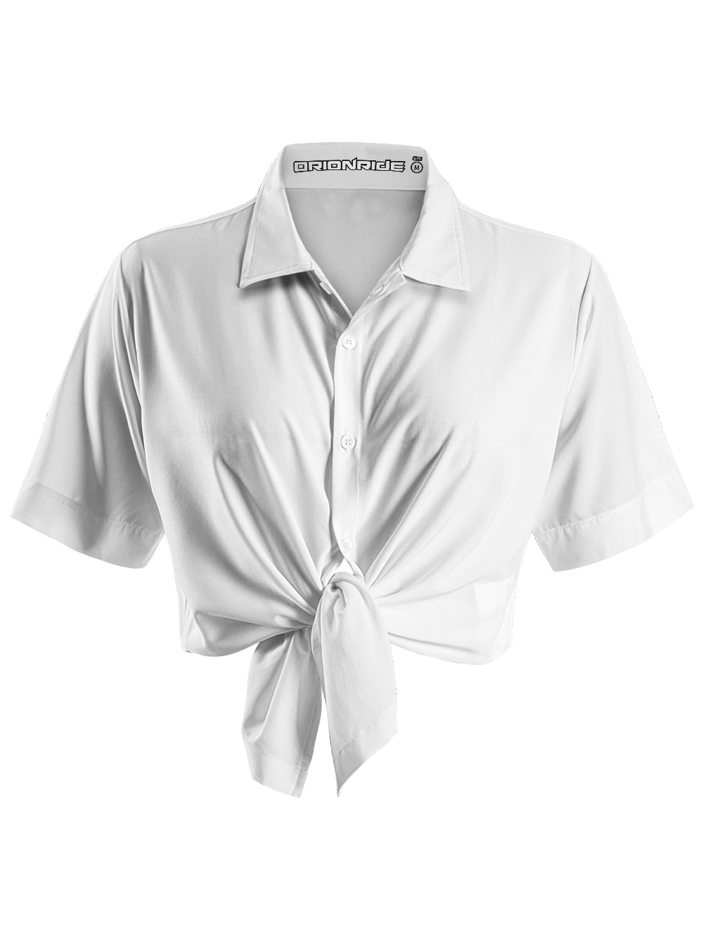 Orionride Customized Women's Zipper Pockets Ultra Lightweight Short Sleeves Gravel Shirt