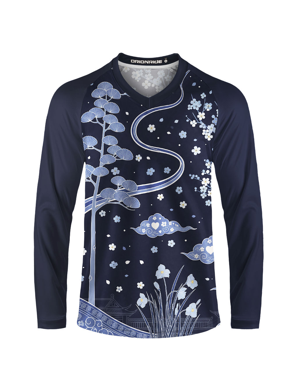 Orionride Ginkgo Tree Long Sleeve Downhill Jersey