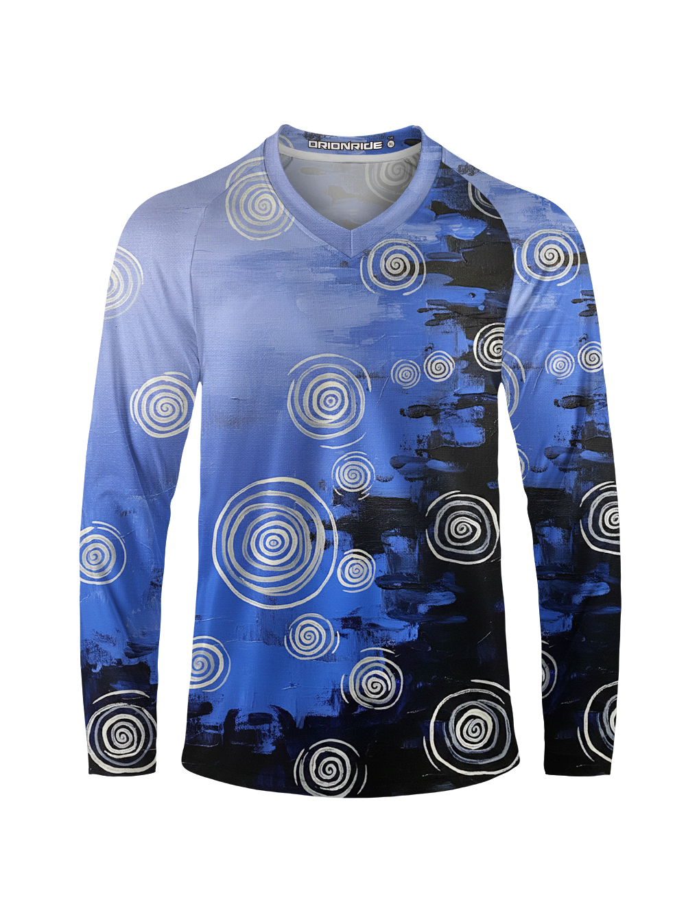 Orionride Oil Painting Vortex Long Sleeve Downhill Jersey