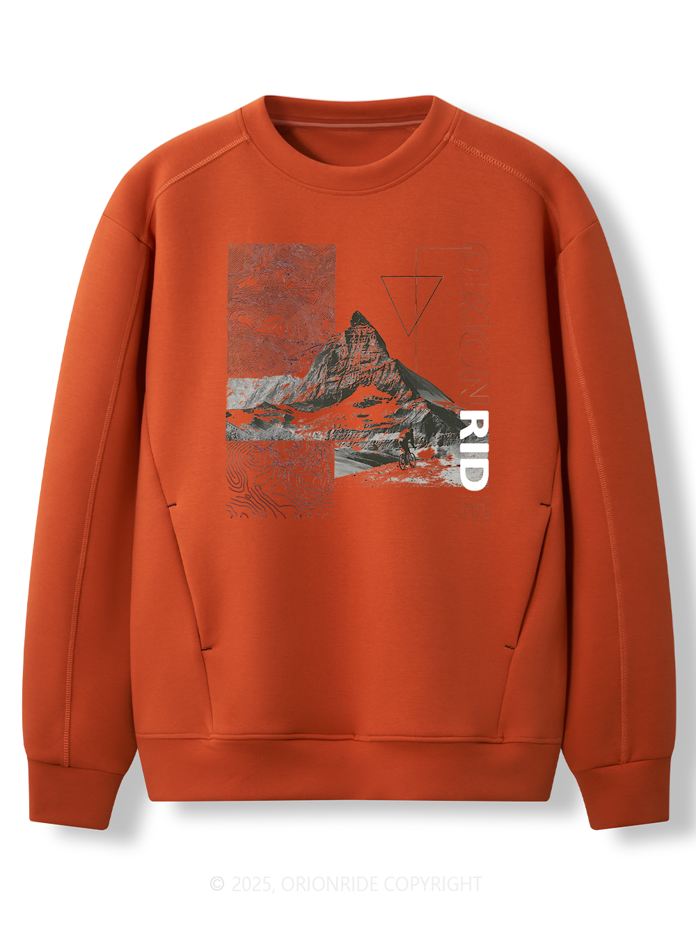 Orionride Mountain Trip Women's Long Sleeve Bike Sweatshirt