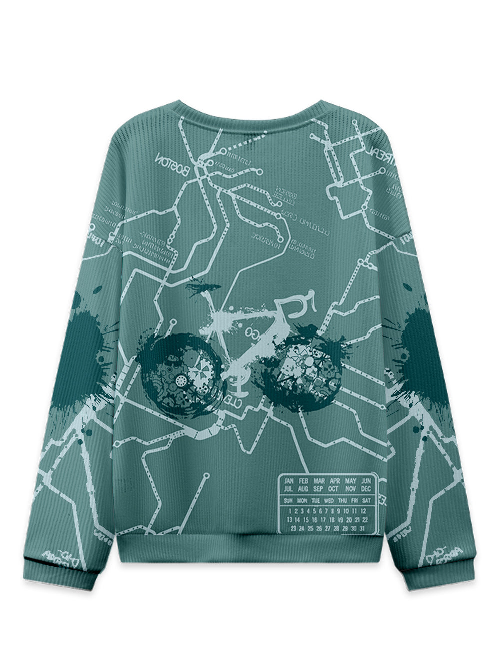 Orionride Green Trail Men's Sweaters