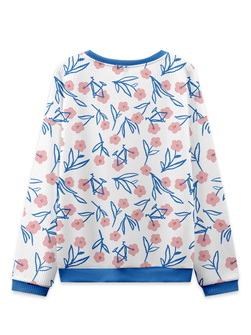 Orionride Pink Flower Bicycle Women's Sweaters