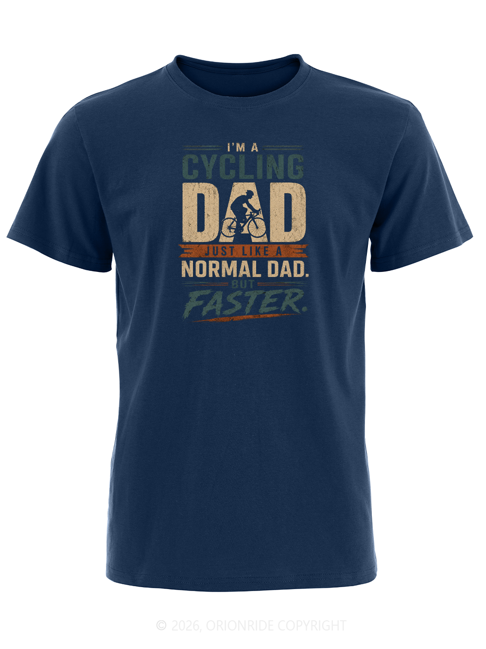 Orionride Cycling Dad Short Sleeves Bike T-Shirt