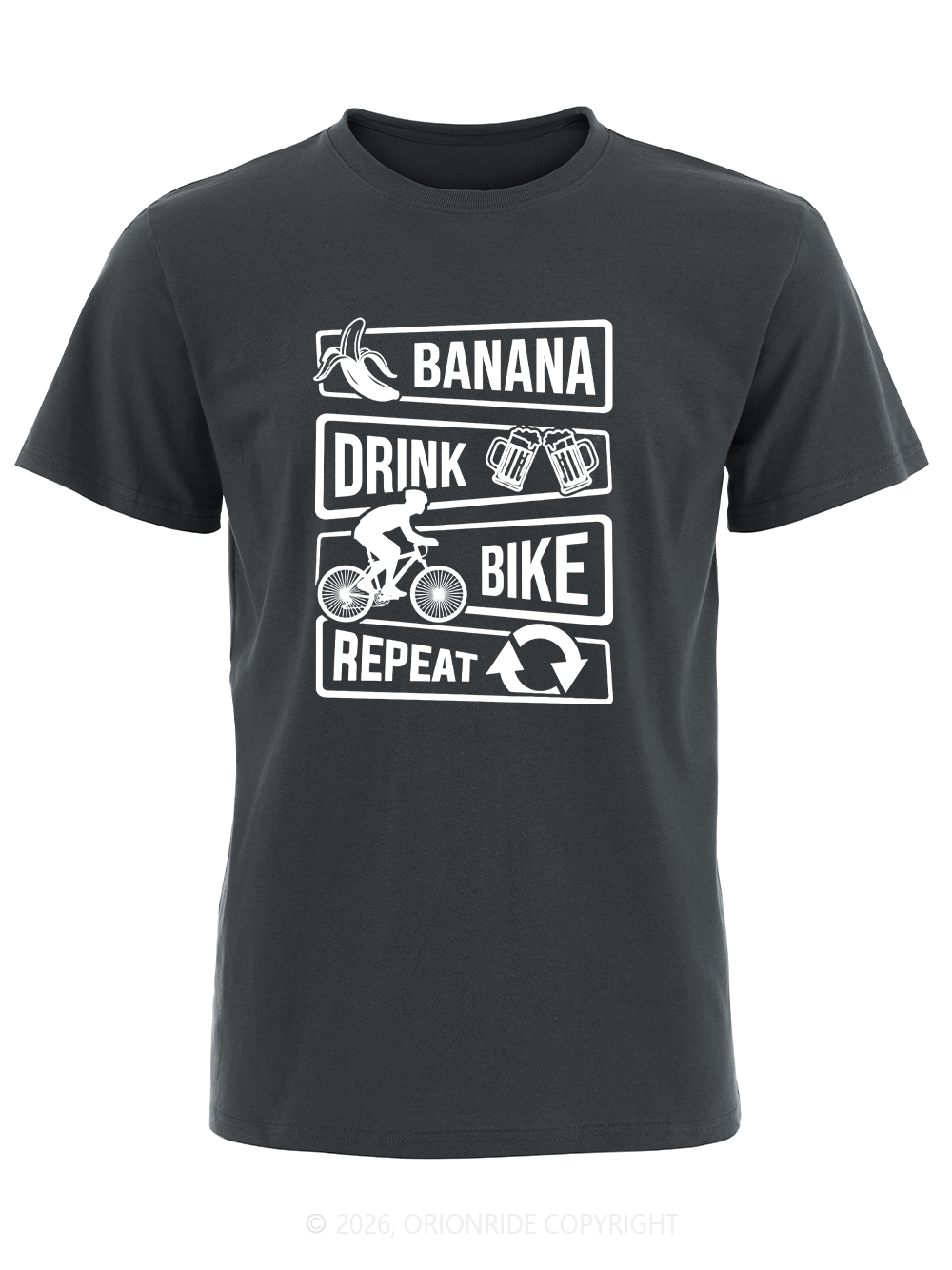 Orionride Things To Do In A Day Short Sleeves Bike T-Shirt