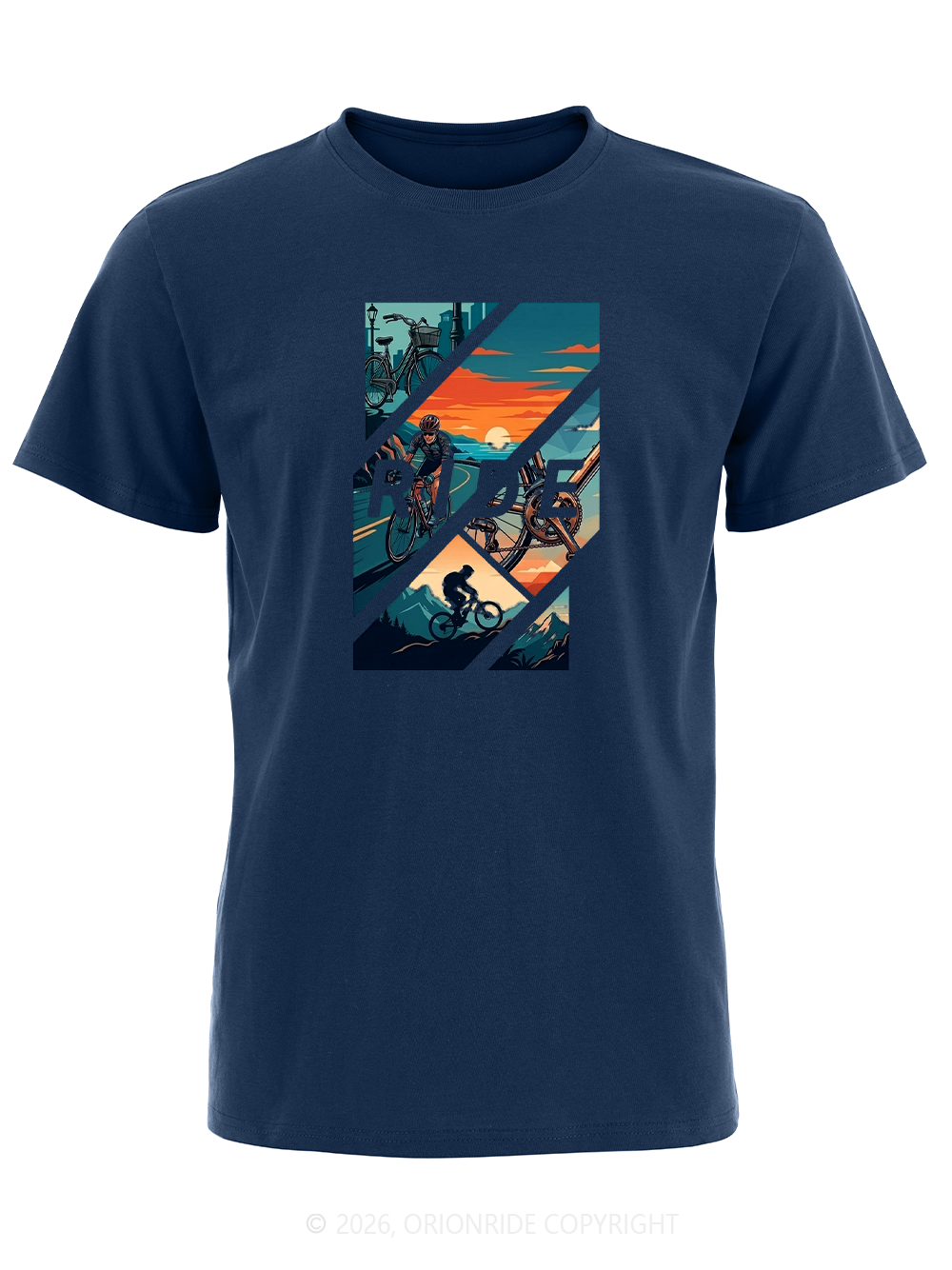 Orionride City Silhouette Short Sleeves Bike T-Shirt