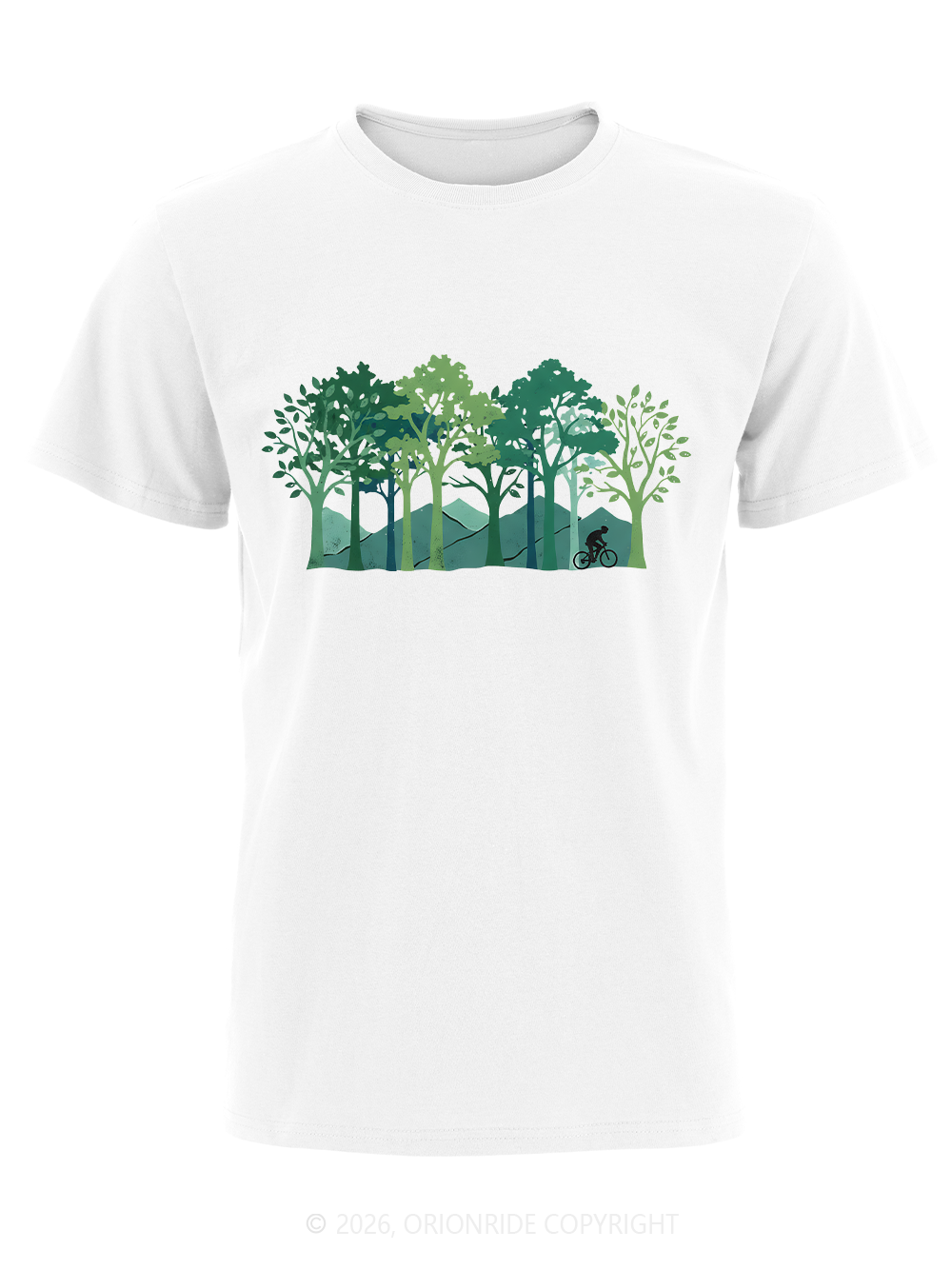 Orionride Galloping Through The Forest Short Sleeves Bike T-Shirt
