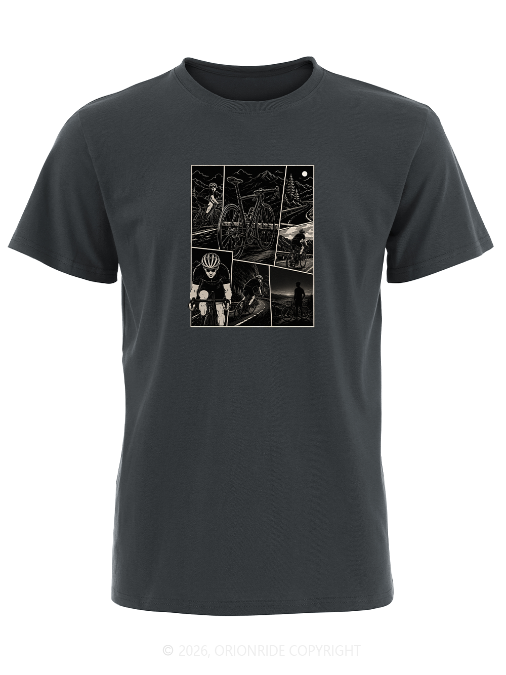 Orionride Comic Books Short Sleeves Bike T-Shirt