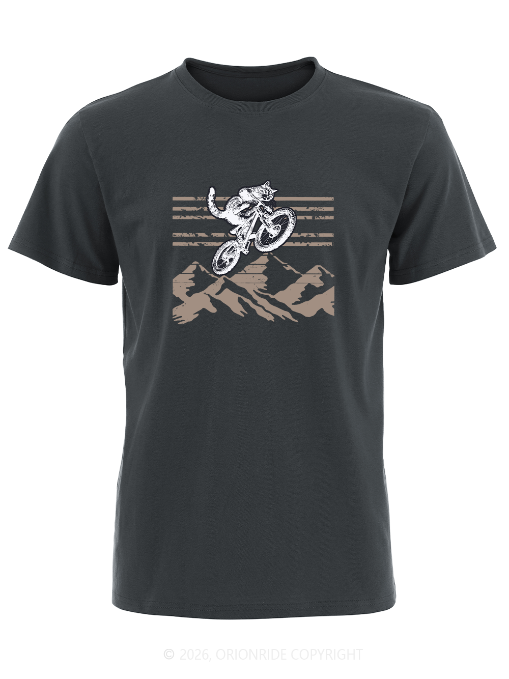 Orionride Mountain Kitten Short Sleeves Bike T-Shirt