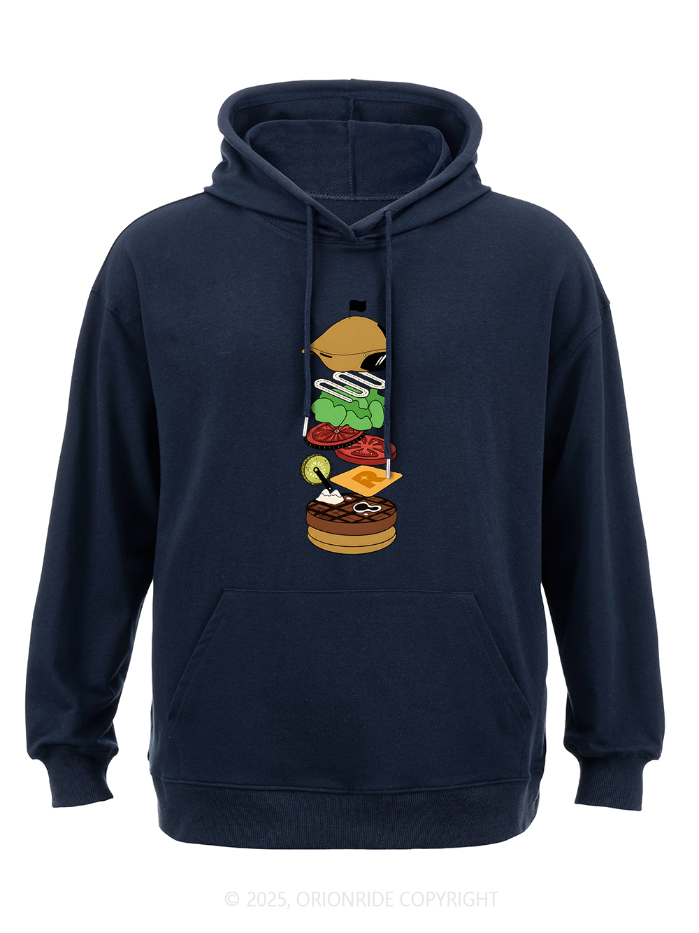 Orionride Delicious Burgers Classic Hoodie
