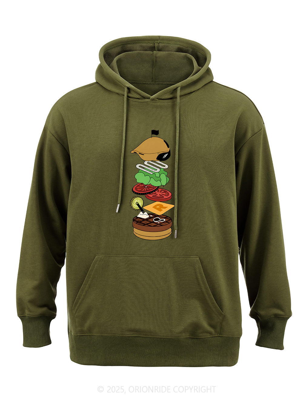 Orionride Delicious Burgers Classic Hoodie