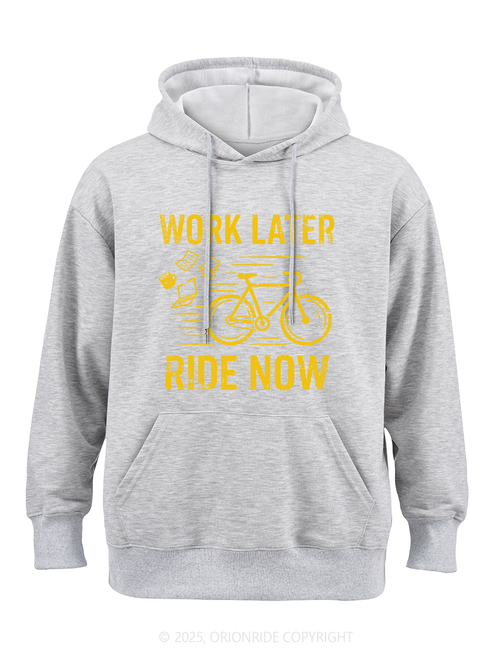 Orionride Work Later Ride Now Classic Hoodie