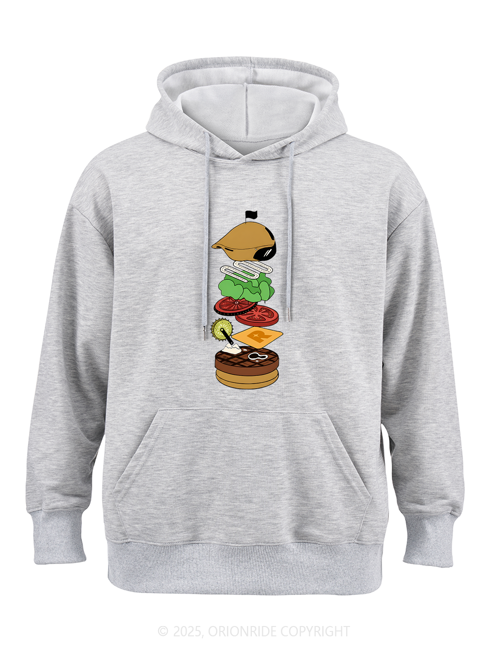 Orionride Delicious Burgers Classic Hoodie