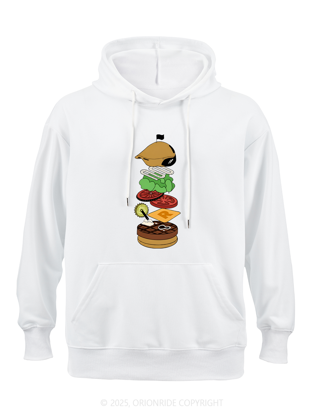 Orionride Delicious Burgers Classic Hoodie