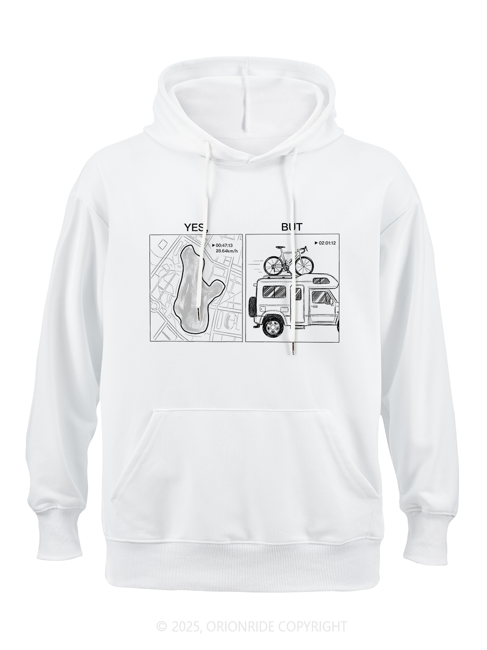 Orionride Interesting Patterns Classic Hoodie