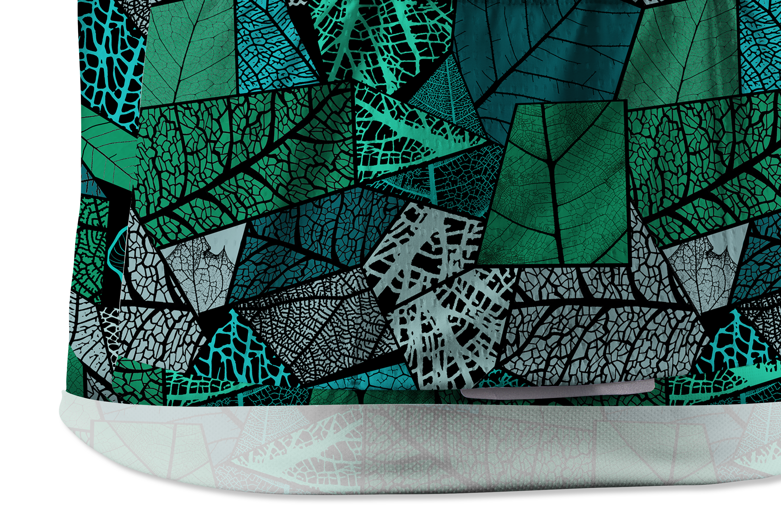 Orionride Leaf Stitching Bicycle Short Sleeves Cycling Jersey