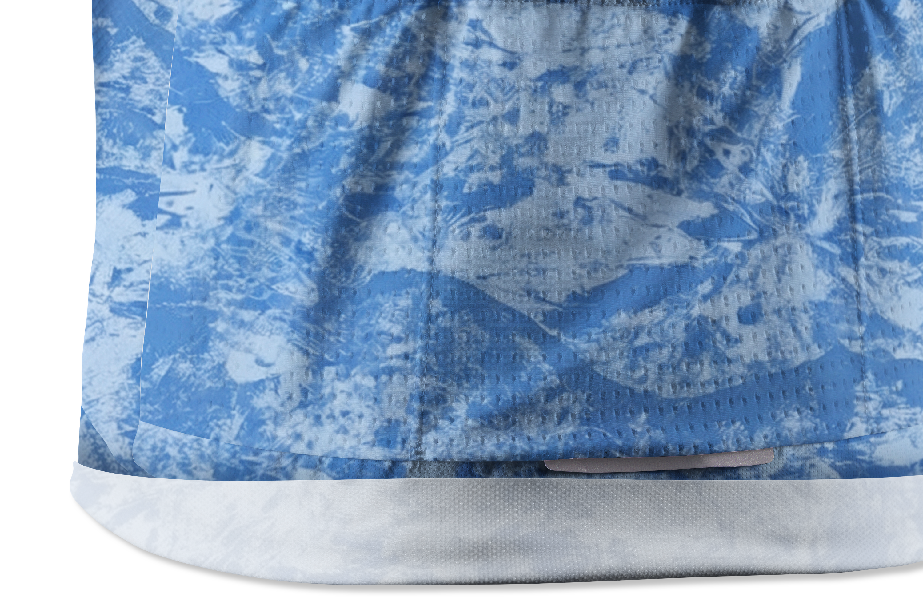 Orionride Blue And White Blend Short Sleeves Cycling Jersey