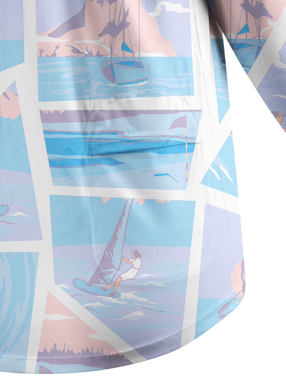 Orionride Surfing On The Sea Women's Quick Dry Downhill Jersey