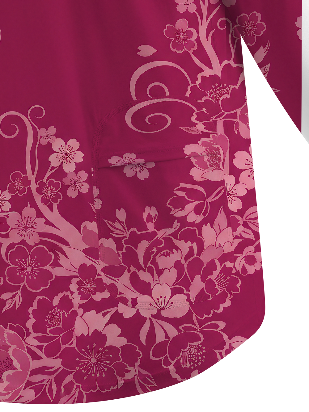 Orionride Gradient Cherry Blossoms Women's Quick Dry Downhill Jersey