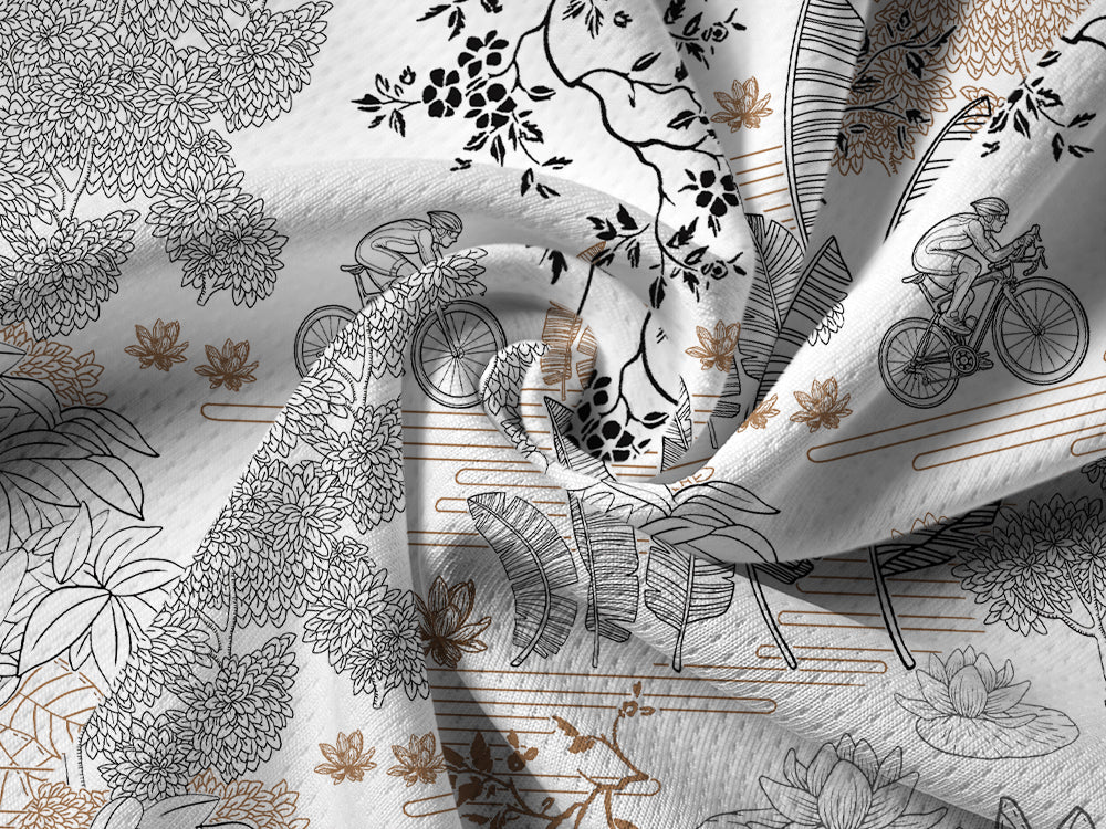 Orionride Dream Ride Long Sleeve Half Zipper Mountain Bike Jersey