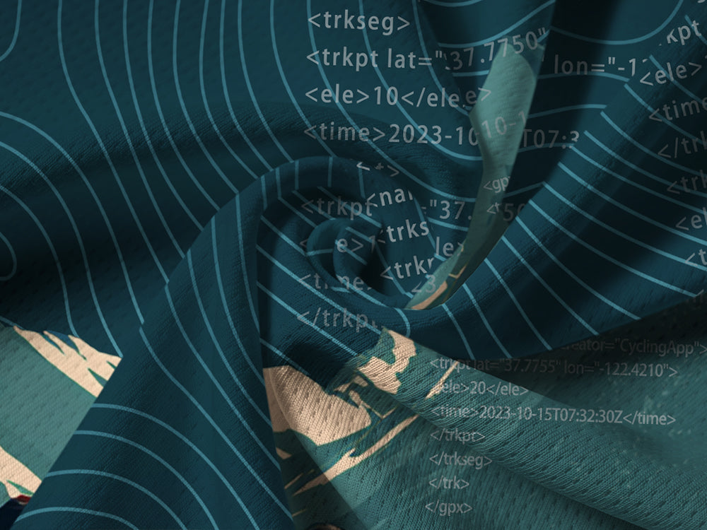 Orionride Travel Together Long Sleeve Half Zipper Mountain Bike Jersey