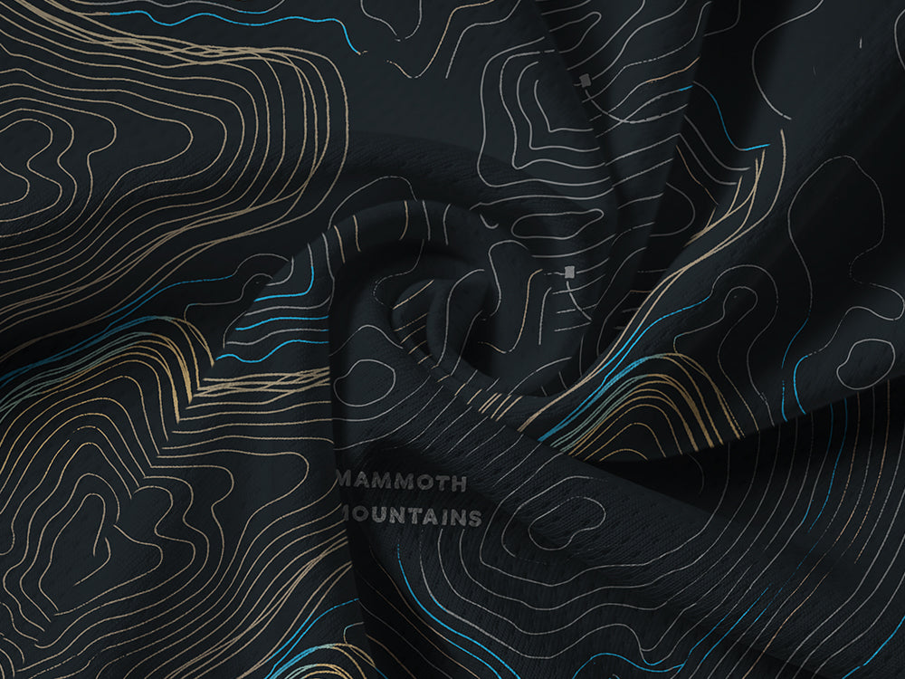 Orionride Panoramic Map Long Sleeve Half Zipper Mountain Bike Jersey