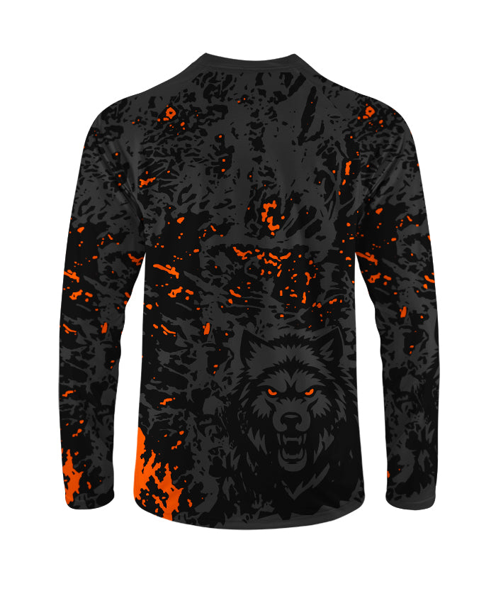 Orionride King Of Animals Long Sleeve Downhill Jersey