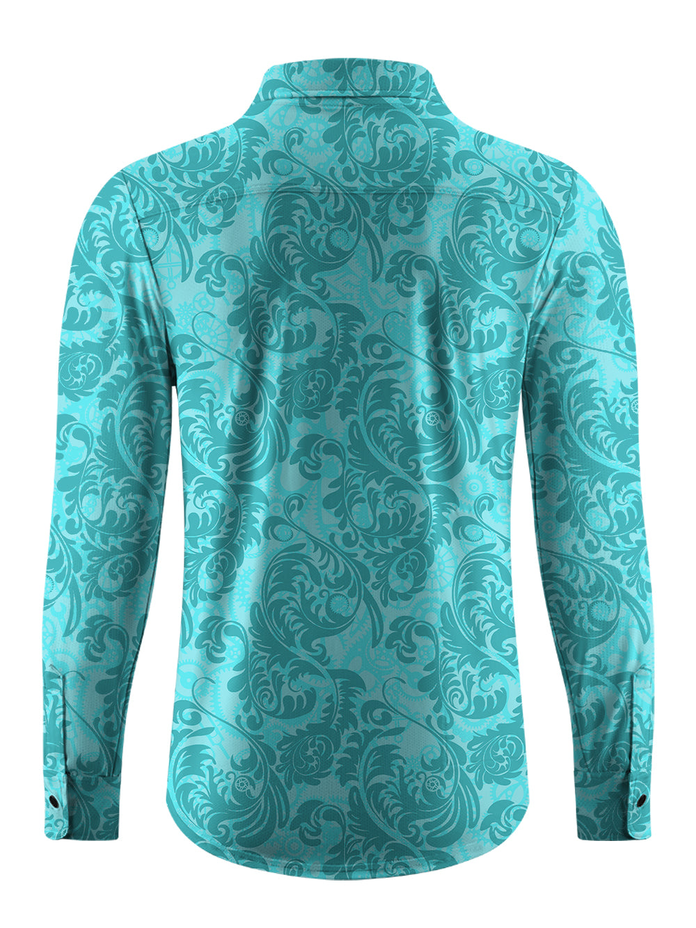 Orionride Psychedelic Vine Men's Stretchy Breathable Long Sleeve Gravel Shirt