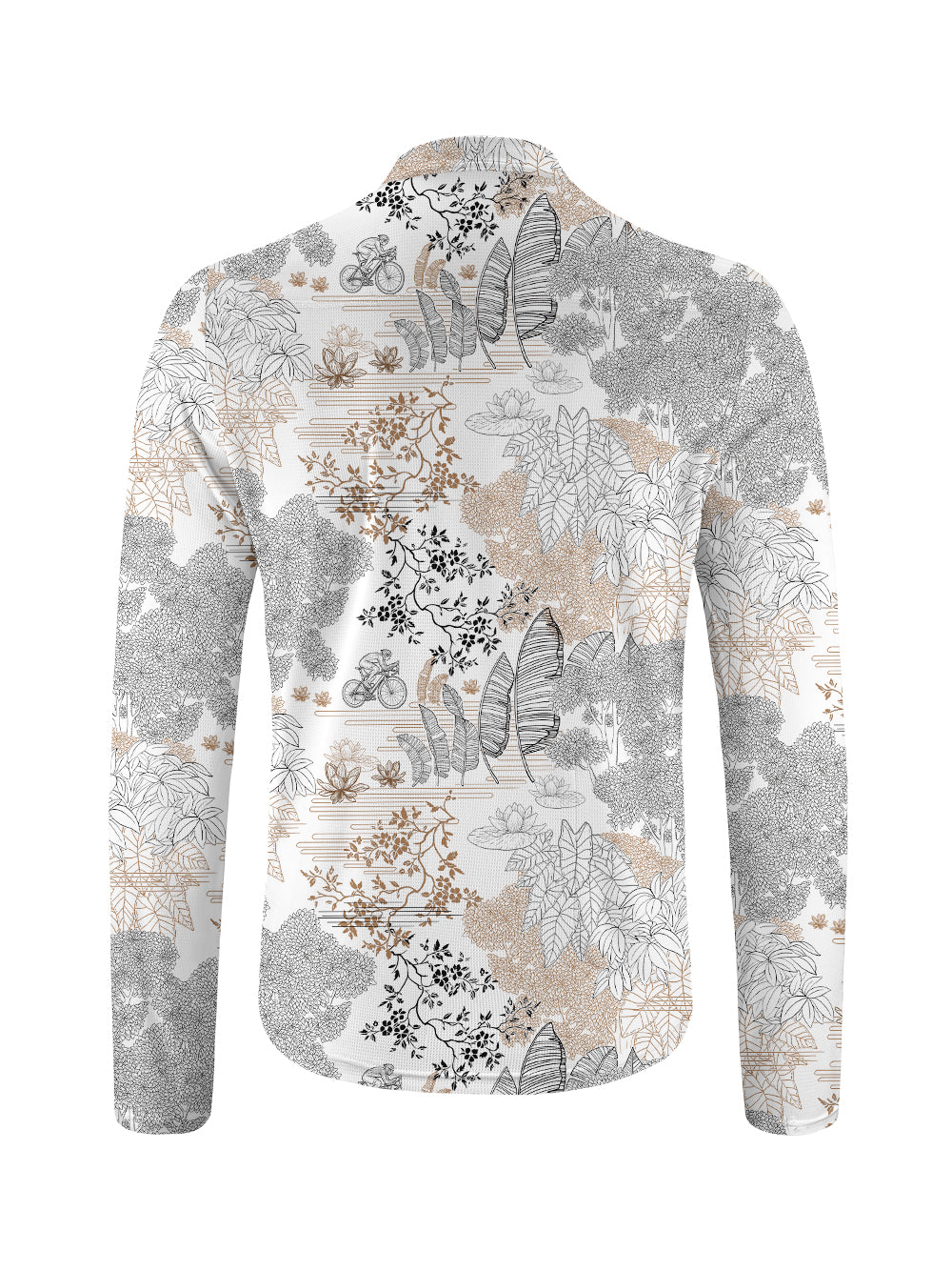 Orionride Dream Ride Long Sleeve Half Zipper Mountain Bike Jersey