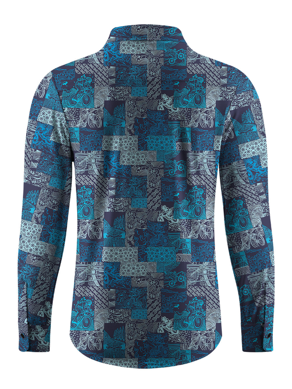 Orionride Fun Ride Men's Stretchy Breathable Long Sleeve Gravel Shirt