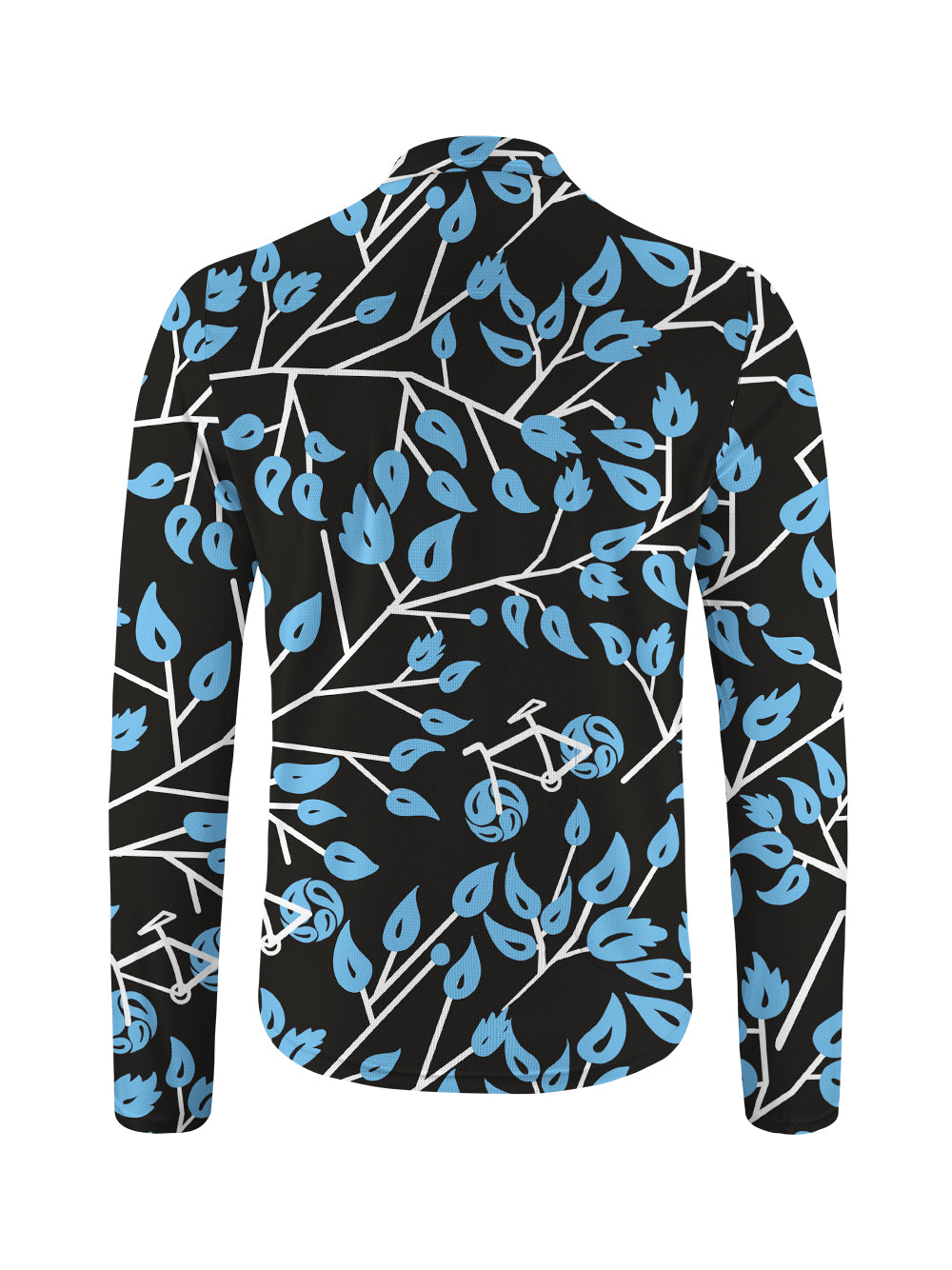 Orionride Quiet Forest Long Sleeve Half Zipper Mountain Bike Jersey