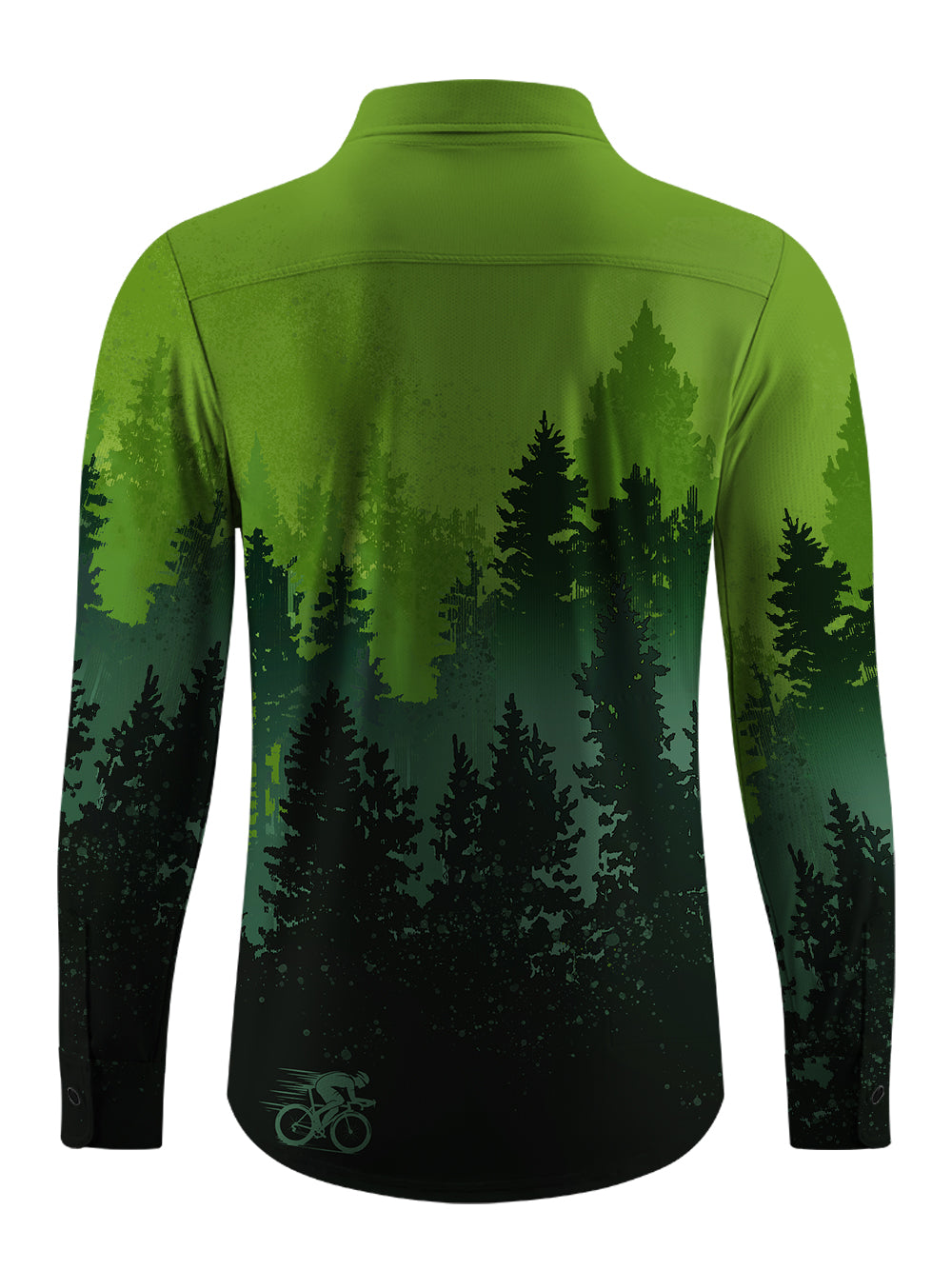 Orionride Explore The Forest Men's Stretchy Breathable Long Sleeve Gravel Shirt