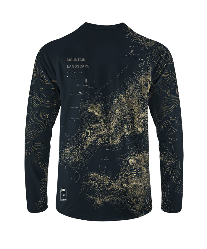 Orionride Golden Map Long Sleeve Downhill Jersey