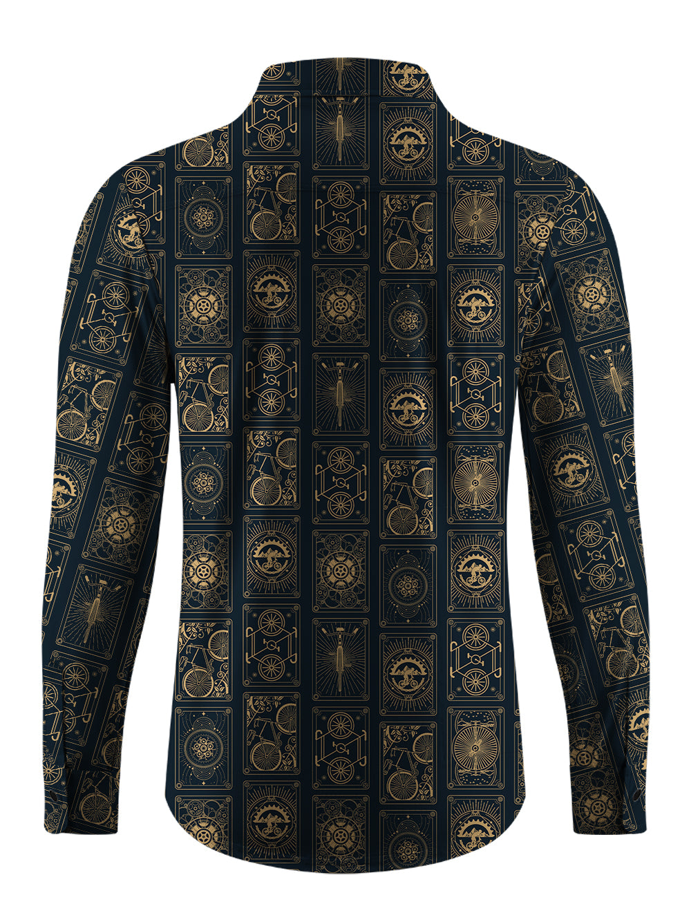 Orionride Bicycle Cards Men's Stretchy Breathable Long Sleeve Gravel Shirt