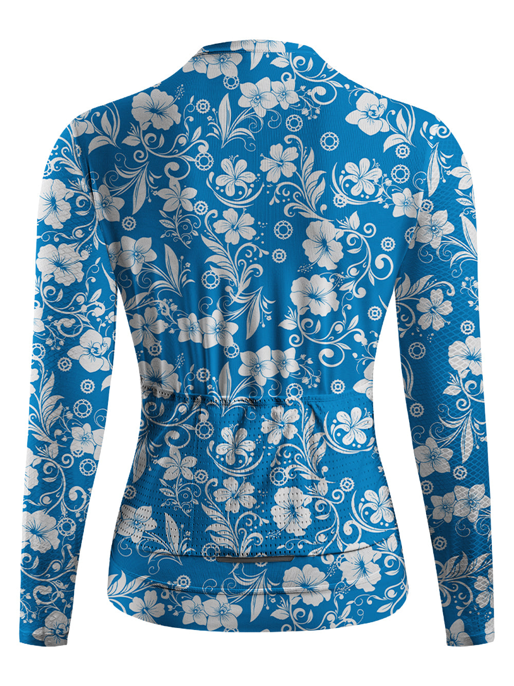 Orionride Hawaiian Flowers Women's Long Sleeve Cycling Jersey
