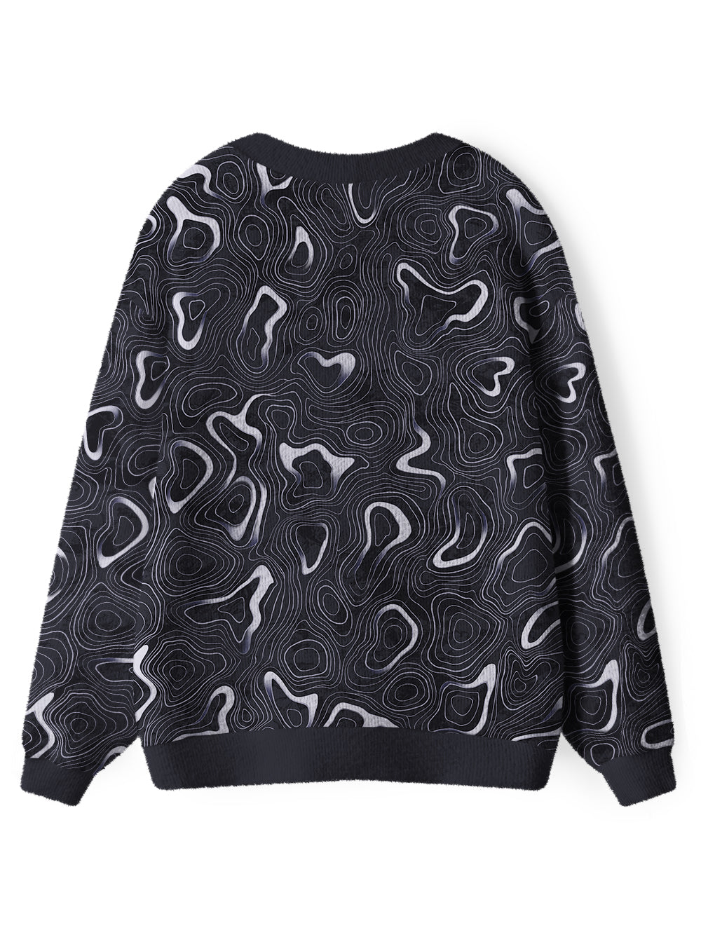 Orionride Mysterious Contours Men's Cardigan Knit Sweaters