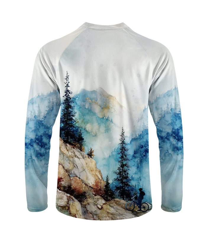 Orionride Overlooking The Mountains Long Sleeve Downhill Jersey