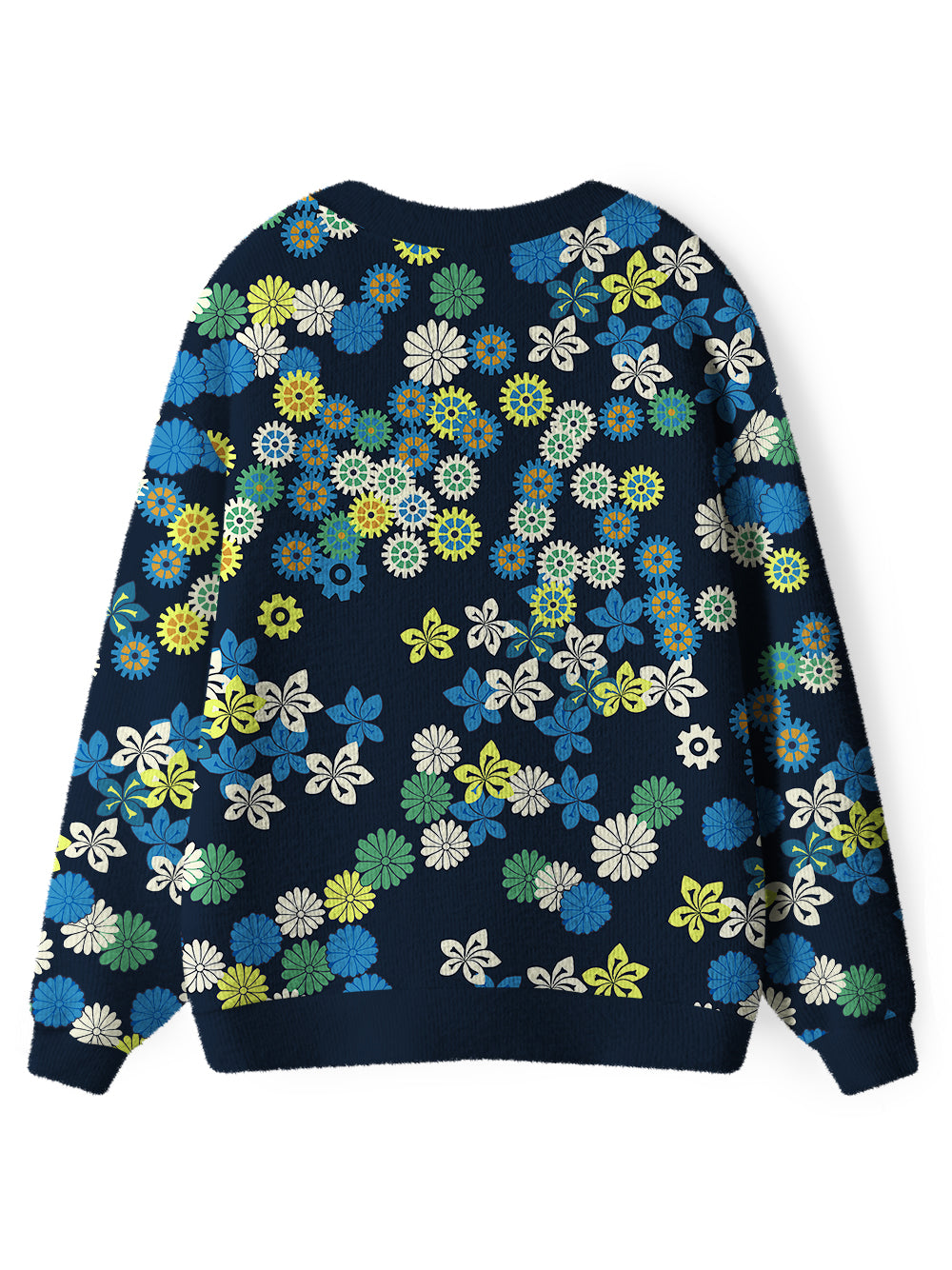 Orionride Charming Daisy Men's Cardigan Knit Sweaters