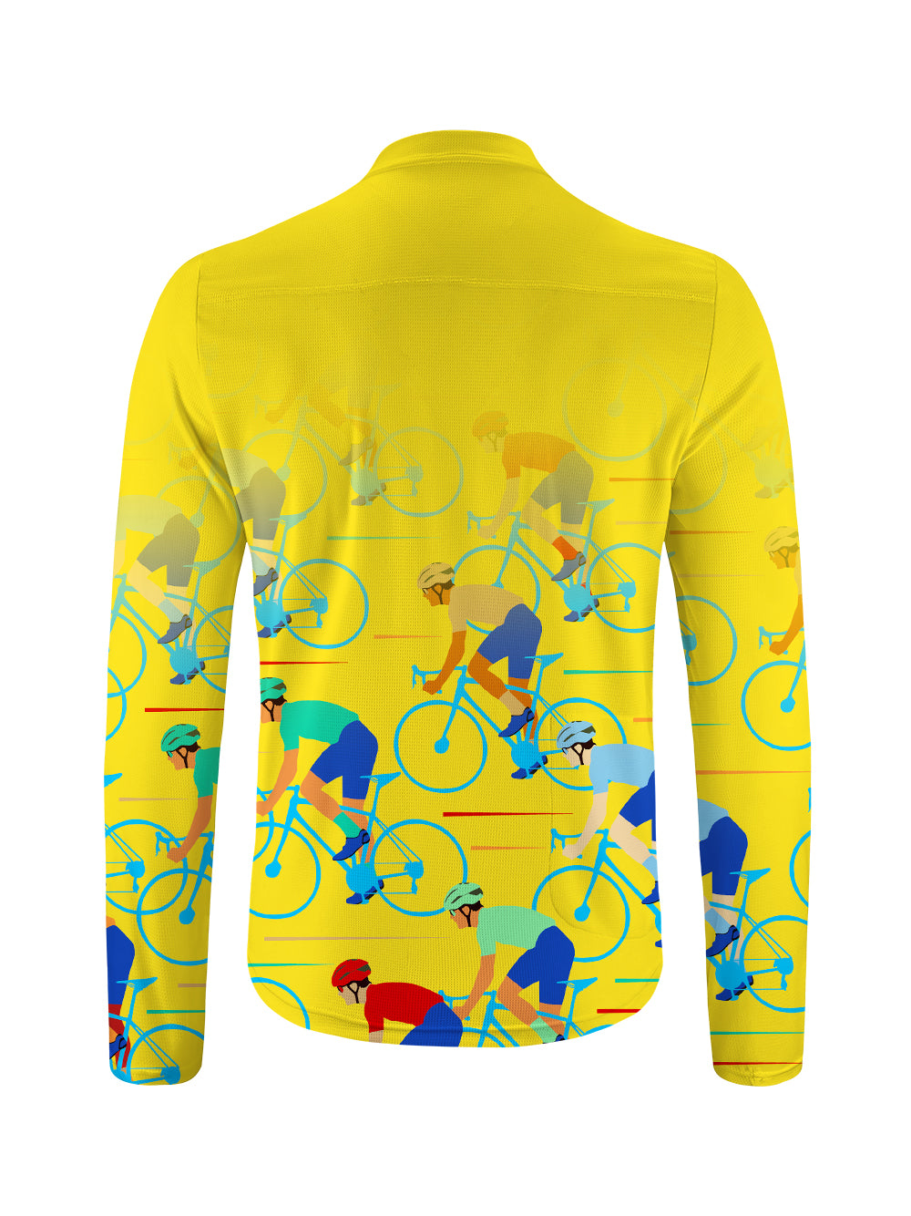 Orionride Passionate Competition Long Sleeve Half Zipper Mountain Bike Jersey