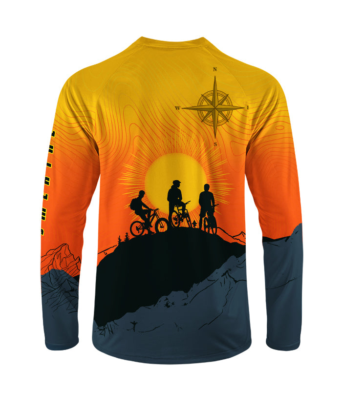 Orionride Sunrise Adventure Long Sleeve Downhill Jersey