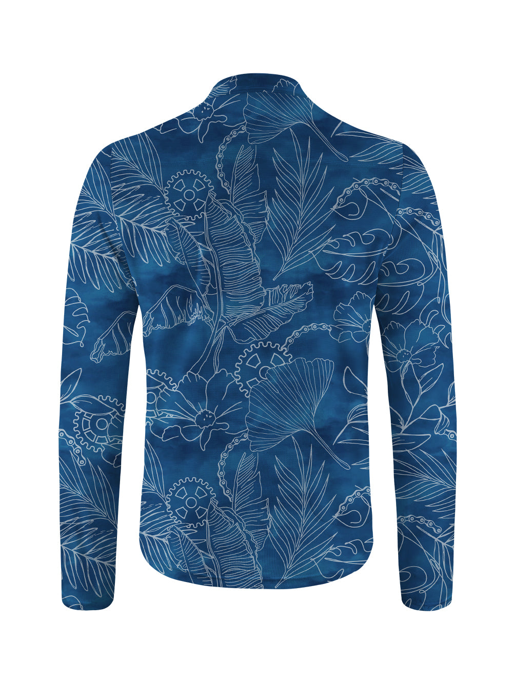 Orionride Line Gear Long Sleeve Half Zipper Mountain Bike Jersey